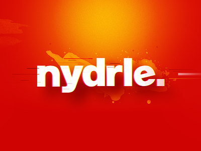 Nydrle Red Anarchy digital facebookcover freshcolor logo nydrle typography