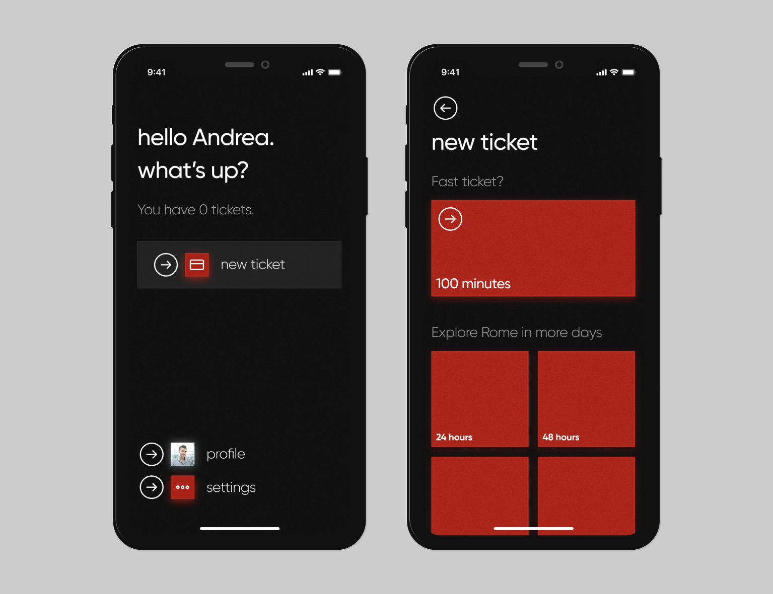 TicketAppy redesign concept by Andrea Buttarelli on Dribbble