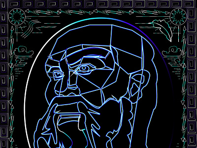 l1keZeus adobe illustrator example graphic design illustration neon vector