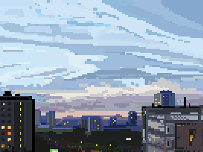 Pixel Art - “Reutov city”