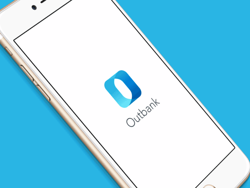New Outbank onboarding animation app bank finance icon illustration intro iphone motion onboarding ui ux