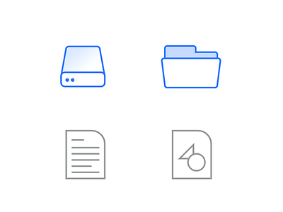 Dashboard Icons file folder icons minimal