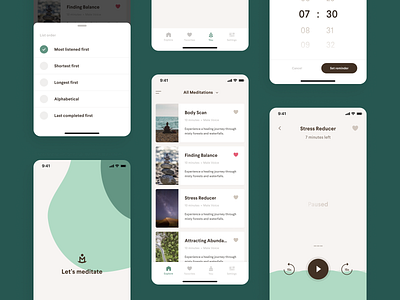 Meditation App Redesign