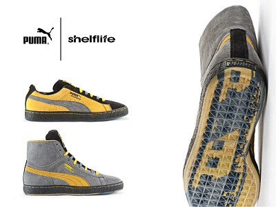 Puma x Shelflife "Train-Runner" Suede collaboration premium puma sneaker south africa suede