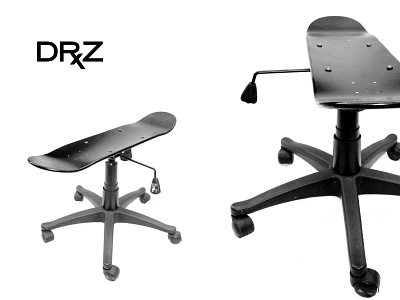 Dr.Z "360-Grind" Skateboard deck office chair art concept design furniture original product sculpture skateboard