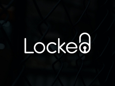 Locked Logo Design ( Word Mark Logo)