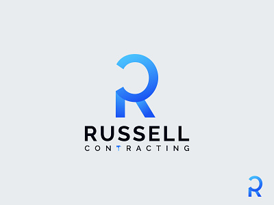 Russell Contracting Logo Design ( R + C Letter Combination ) building construction logo building logo construction construction company logo construction logo contracting logo modern construction logo russell contracting logo
