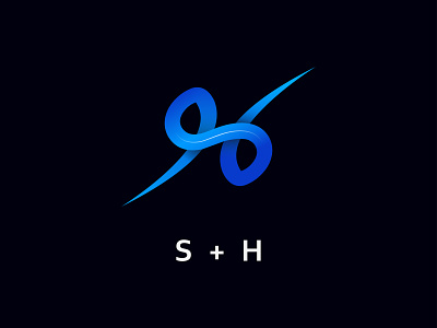 S + H  Letter Logo Design