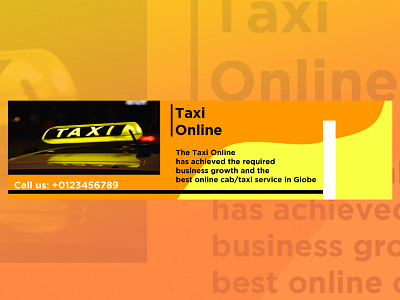 Online Taxi sevice HTML 5 Banner banner ad banner design branding design graphic design graphicdesign social media design