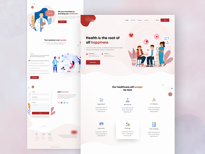 Pharmacy landing page