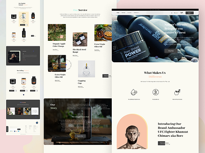 Natural products Landing page design 3d adobe adobe illustration adobe photoshop agency landing page design animation digital education landing page figma design graphic design landing page landing page design mobile app design motion graphics responsive landing page ui ui design uiux web design website design