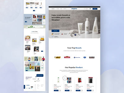 E-commerce Landing page Design