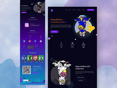 NFT Landing Page Design