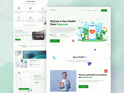 Health Care Landing page