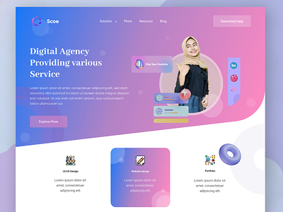 Agency Landing page