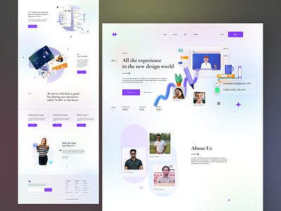 Troikagency Landing page Design