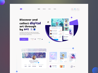 NFT Landing Page Design crypto crypto exchange crypto landing page design education homepage interface landing page landing page design nft nft art nft art landing page nft landing page nft landing page design nft marketplace ui web design web landing page website design