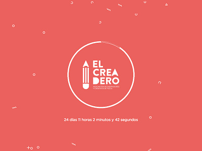 Countdown "El Creadero" animation association brandon grotesque creativity design designers javascript logo marketing particles physics shapes