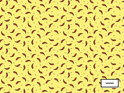 Chili pepper pattern
