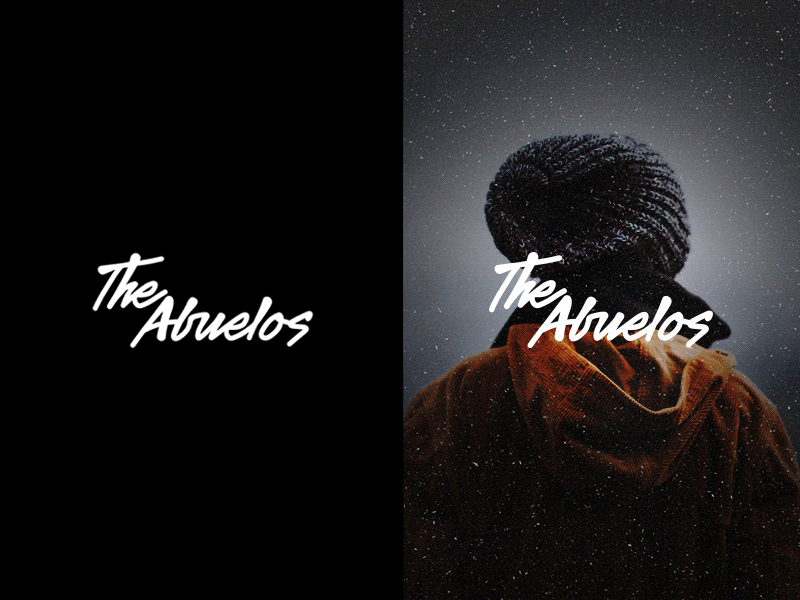 Final version of the brand "The Abuelos" after effects animation brand branding brush concept custom font handwriting logo typography vintage