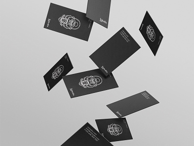 Sixtudio - Business Card apperçu black business card clean letterpress minimal monkey serigraphy stationary white