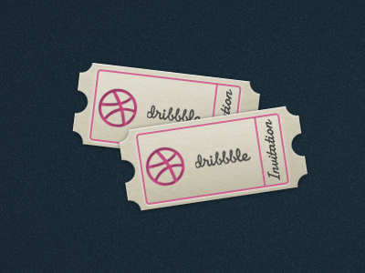 I have two invitations to dribbble =) design invitation designer invitation dribbble invitation sixtudio
