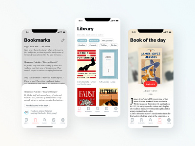 E-Books Application app book design interface minimal mobile mobile ui pastel ui ui ux ux