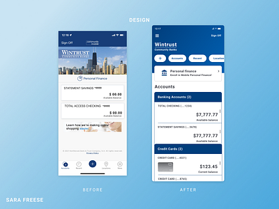 Banking App UI Re-Design