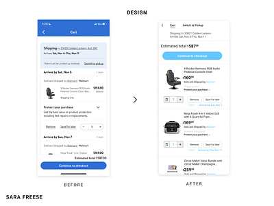 Shopping App UI Re-Design