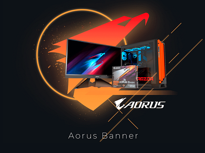 Digital Razor Web banner 3d 3d modelling 3d render aorus cinema 4d gaming gaming pc gaming website octanerender pc pc gaming