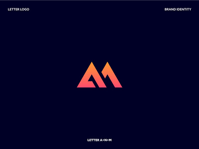 ANM Letter Logo Concept. a b c d e f g h i j k l m n abstract anm app app icon brand identity fire flat logo illustration letter logo lettering logo logo design logo designer logo mark logotype minimal minimalist logo o p q r s t u v w x y z
