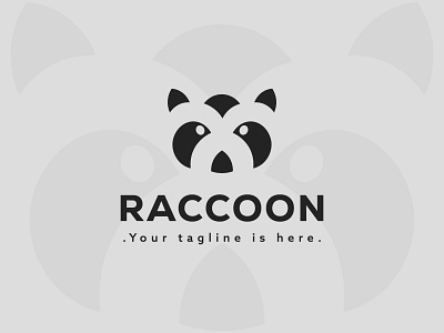 Minimal Raccoon a b c d e f g h i j k l m n animal app brand identity branding flat logo gaming icon illustration jungle logo mark minimal minimalist logo modern monogram raccoon simple unique vector wildlife