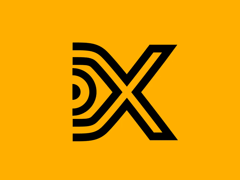 VIZUAL eye eyeball identity logo visual x