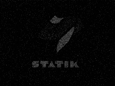 Statik Logo Anim 2.00 00 01 16 animation brand bumper design digital logo noise profile retro static type video