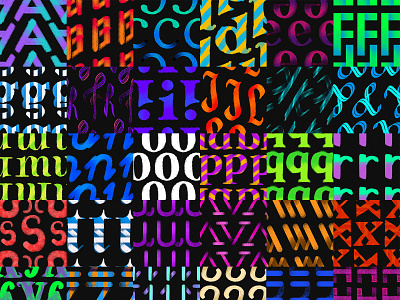 36 Days of Type - 2021 colorful design tipografia types typographic typography typography design