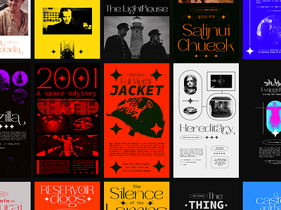 Movie Posters | Volume 1 cinema cinema poster colorful graphic design indesign movie movie flyer poster tipografia typographic