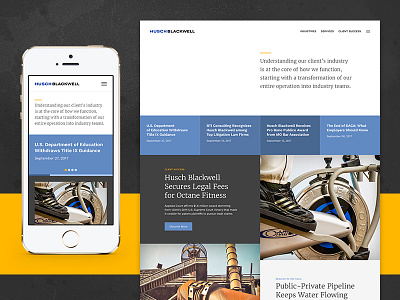 HB Homepage Concept concepts mobile responsive siteworx ui ux web design