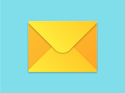 Simple Mail Icon design icon mail material ui