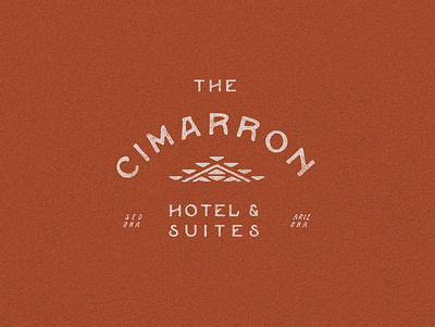 The Cimarron Hotel art branddesign branding color design graphic design illustration logo logodesign minimal minimalistdesign modern modernart