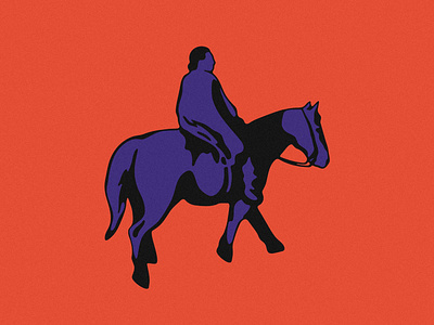 Man on Horseback art branding chiaroscuro color design flat graphic design horse illustration logo manonhorseback minimal minimalistdesign modern modernart shadows western
