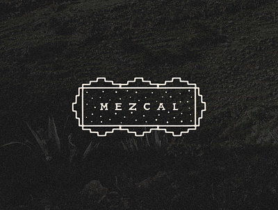 Mezcal Mark art art and design brand design branding design flat grain handmade illustration logo logo inspiration logos mezcal minimal noise western