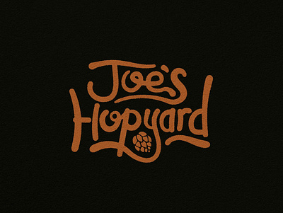 Secondary Logo for Joe's Hopyard art art and design beer brand design branding color design flat hops illustration logo logo inspiration logos minimal minimalist design modern texture typography