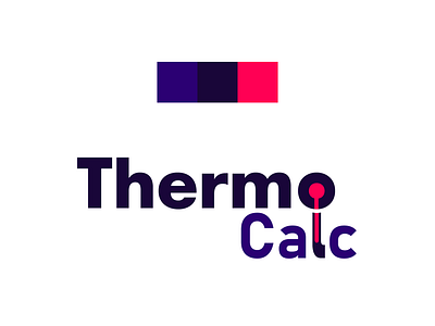 [Brand Logo] Thermo Calc branding design flat icon illustration logo minimal ui ux vector