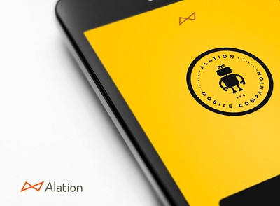 Alation Mobile Companion Splash Screen branding mobile ui