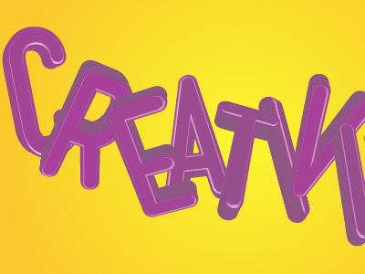 3D Typography: Creativity 3d typography