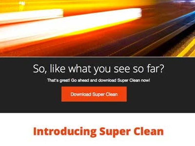 Superclean Free Responsive Website Template free html5 website template