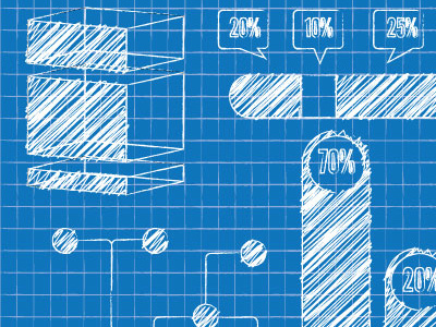 Free Vector Blueprint Infographics design elements free infographic