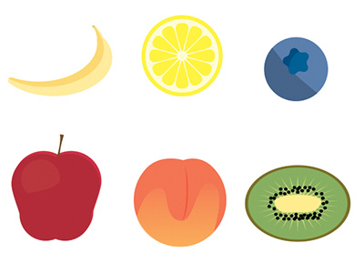 15 Free Fruit Icons(Ai + PNG + SVG)
