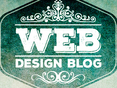 Web Design Blog Vintage Rebrand logo retro vintage