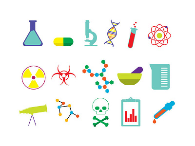15 Free Vector Science Icons (Ai Format) free icon sets icons vector